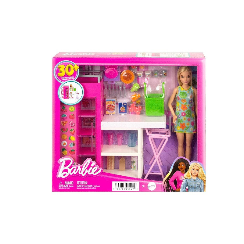 Barbie spiżarnia zestaw + lalka HJV38 /3