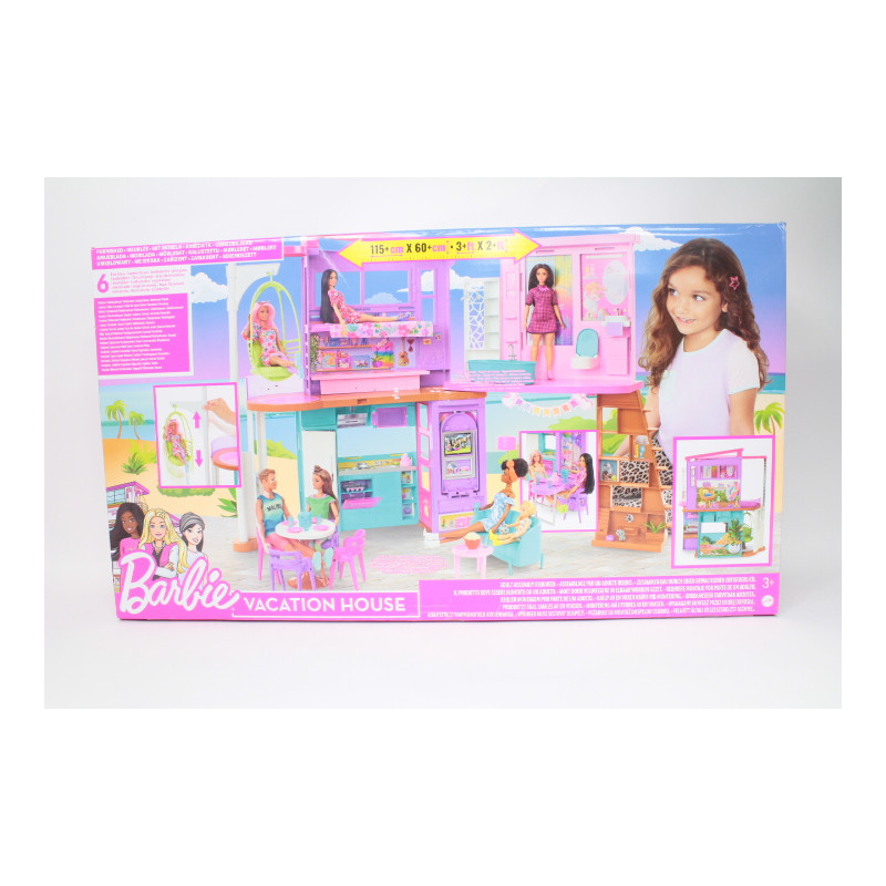 Barbie wakacyjny domek umeblowany HCD50 /1