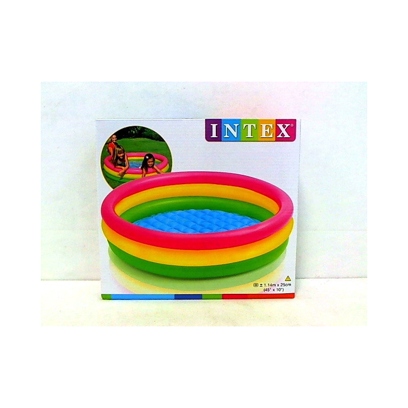 Basen dmuchane dno 3-kol 114X25 57412 /6 57413