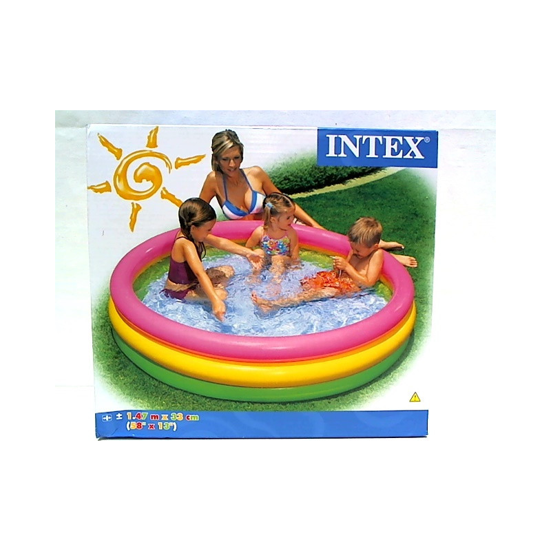 Basen dmuchany 3 kolorowy 147X33 57422NP 54221