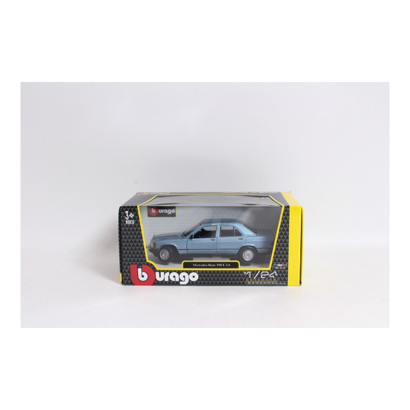 BBU 1:24 1987 Mercedes-Benz 190E Blue 21103BU
