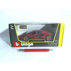 BBU 1:24 Lamborghini Sian FKP37 Red 21099RD 02702