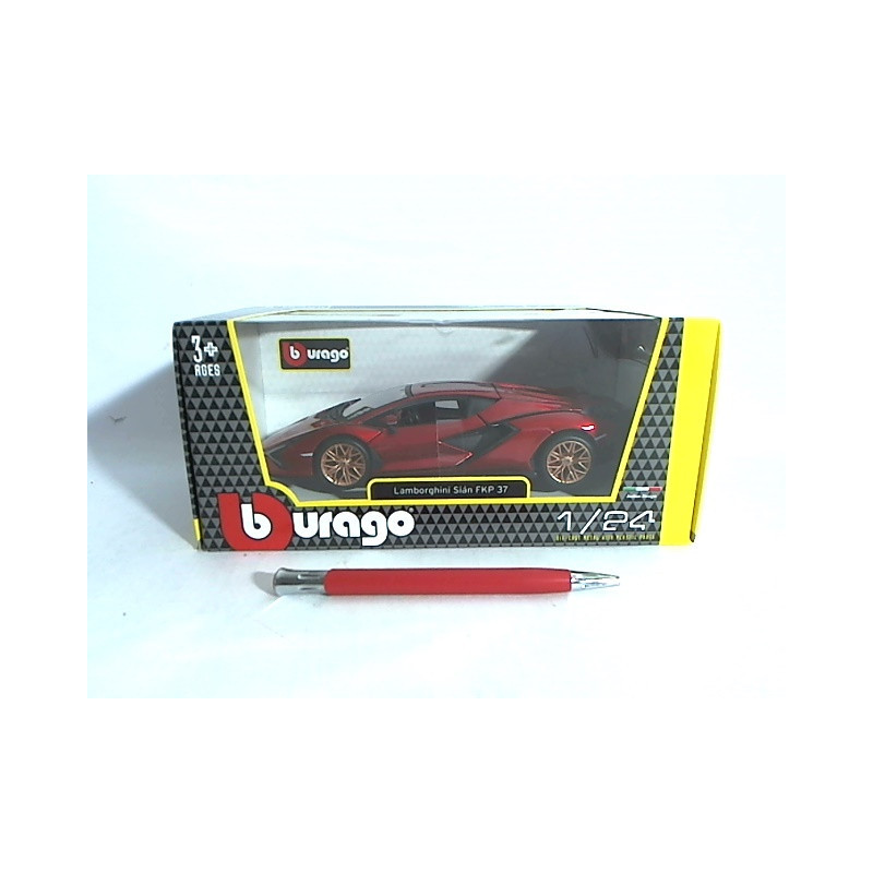BBU 1:24 Lamborghini Sian FKP37 Red 21099RD 02702