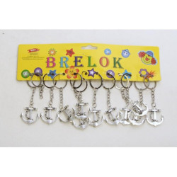 Brelok kotwica metalowa kpl /12 2349E 0804D 41697