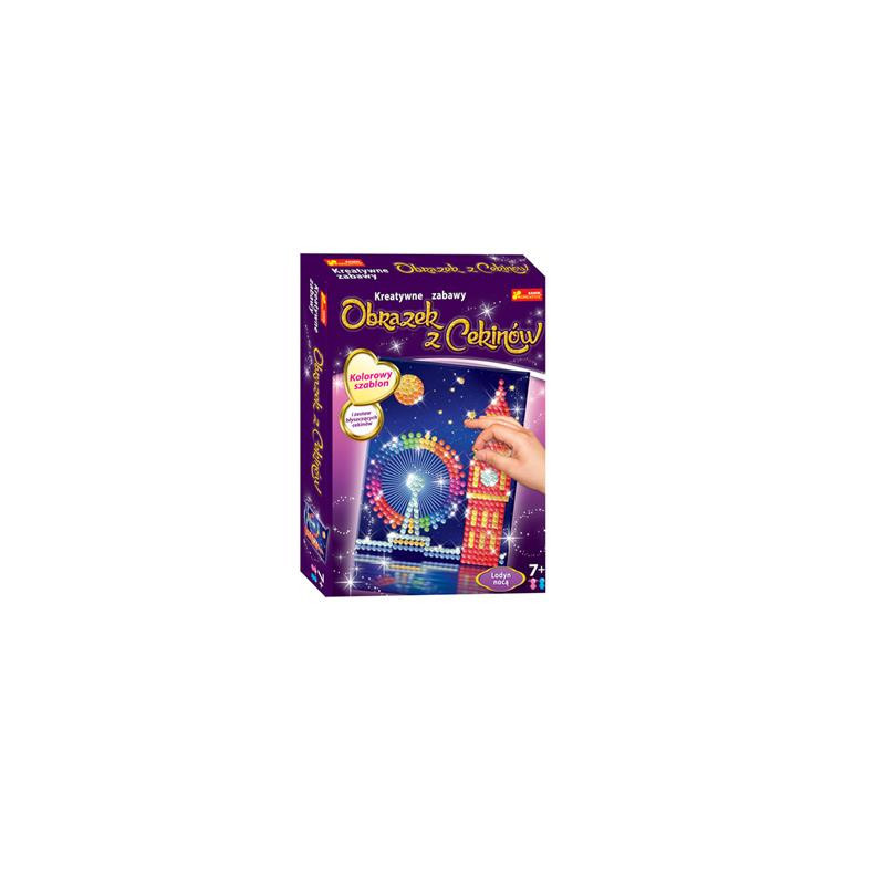 Cekinowy obrazek Londyn nocą 21976