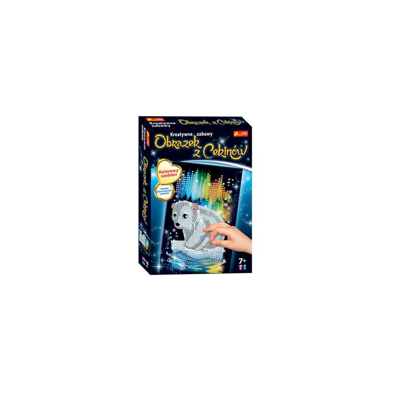 Cekinowy obrazek Niedźwiadek 22119