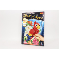 Cekinowy obrazek Papuga 52048