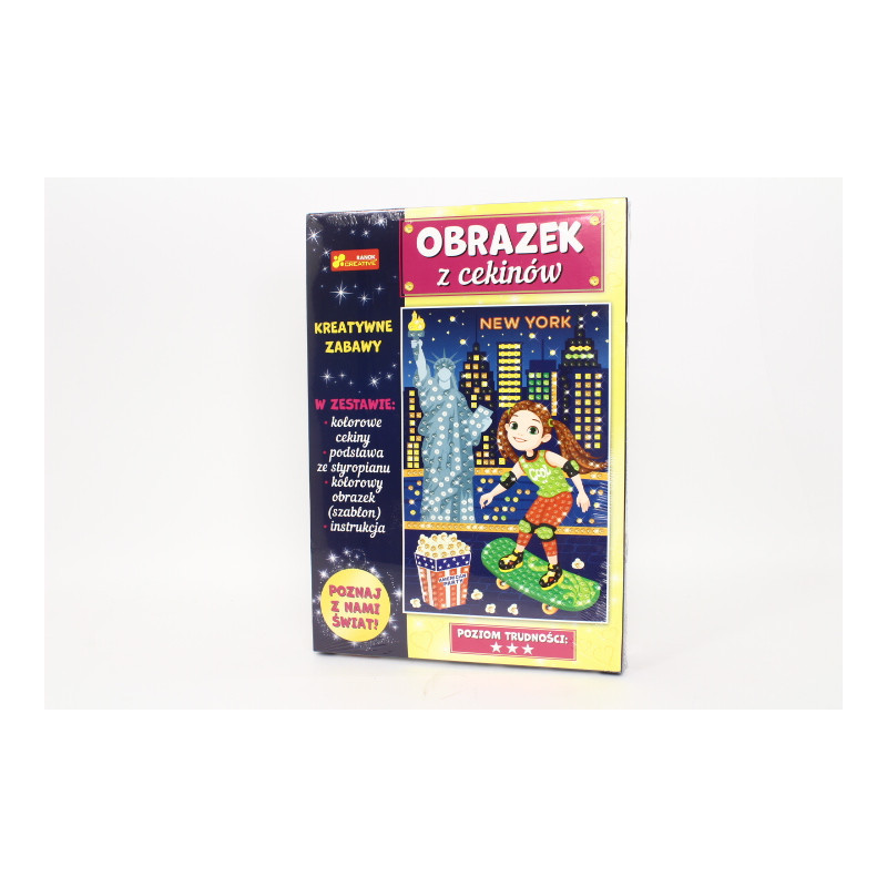 Cekinowy obrazek Podróże małe i duże USA 52017