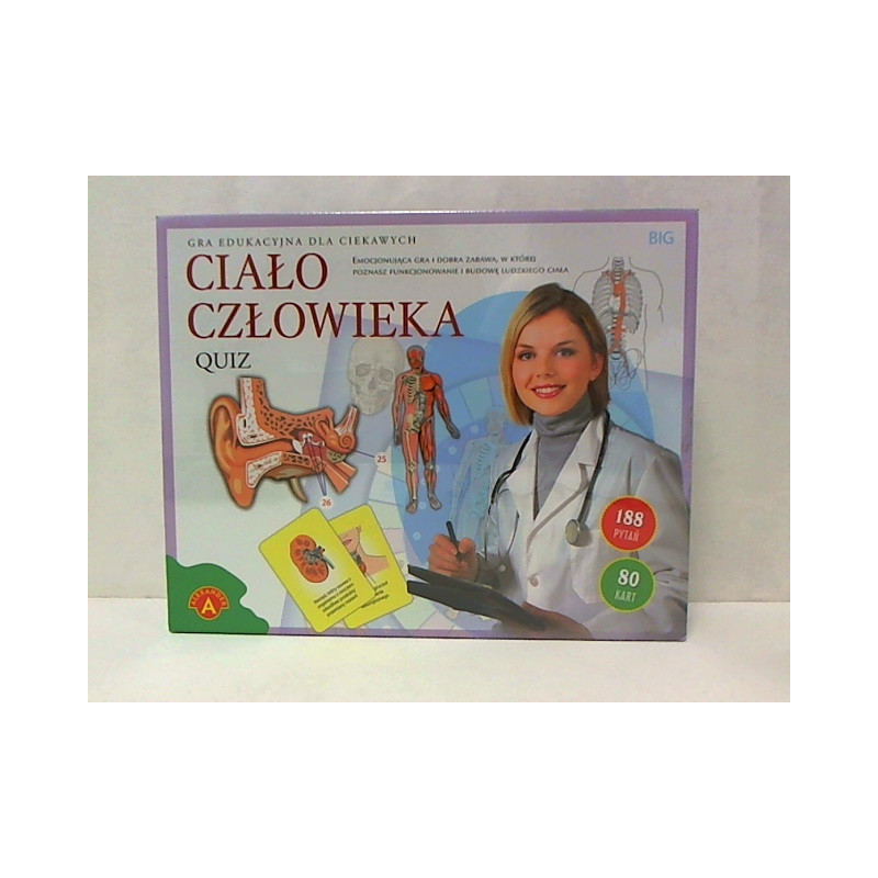 Ciało człowieka - quiz big 05813