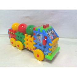 Ciężarówka z klocków z piłkami 25821