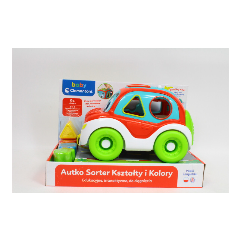 CLE BABY autko sorter kształty i kolory 50808
