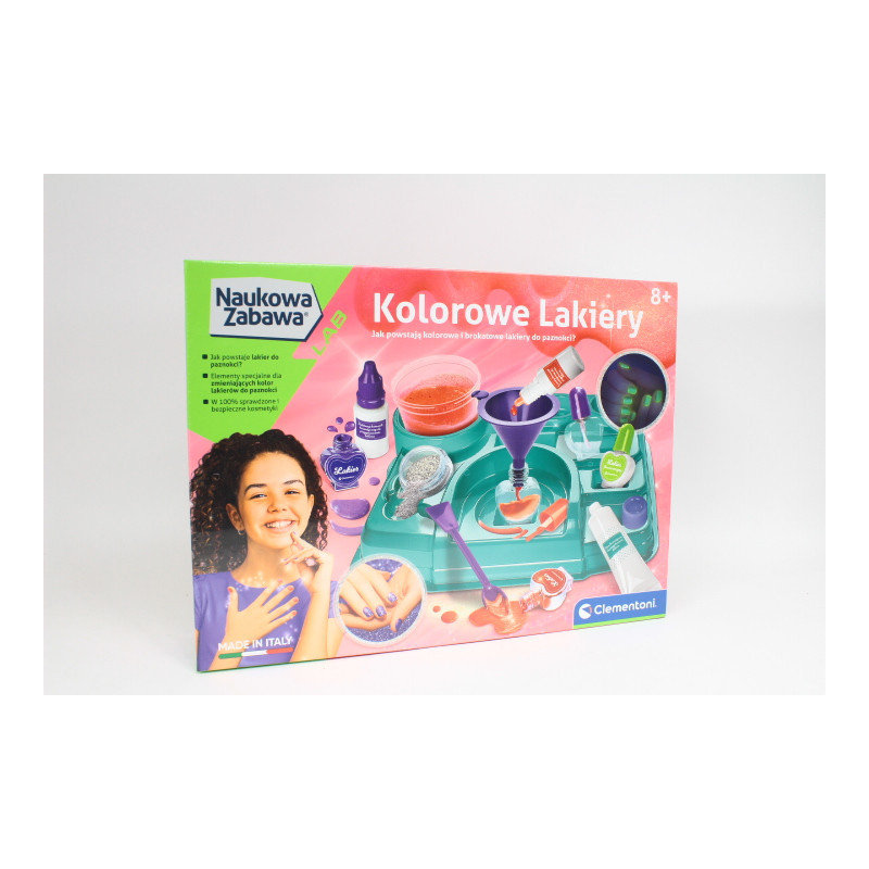 CLE Naukowa zabawa Kolorowe lakiery do pazn.50793