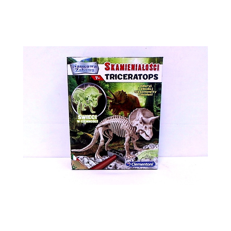CLE Naukowa zabawa Skamien.Tricerat.fluo 60892
