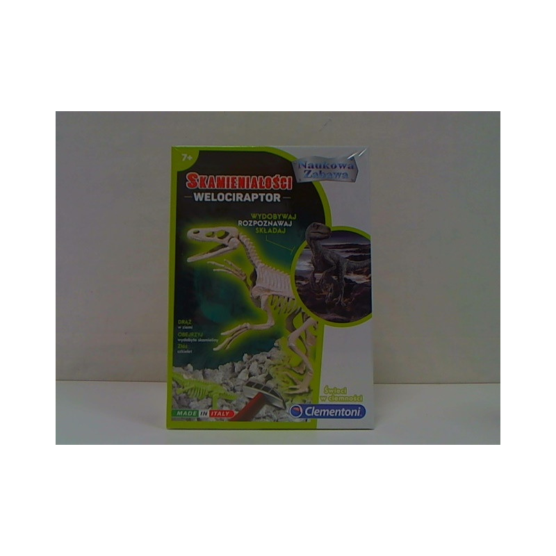 CLE Naukowa zabawa Skamien.Welociraptor 50639