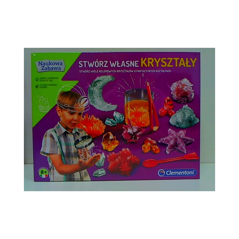 CLE Naukowa zabawa Stwórz własne kryształy 50069