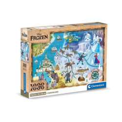 CLE puzzle 1000 Compact DisneyMaps Frozen 39784