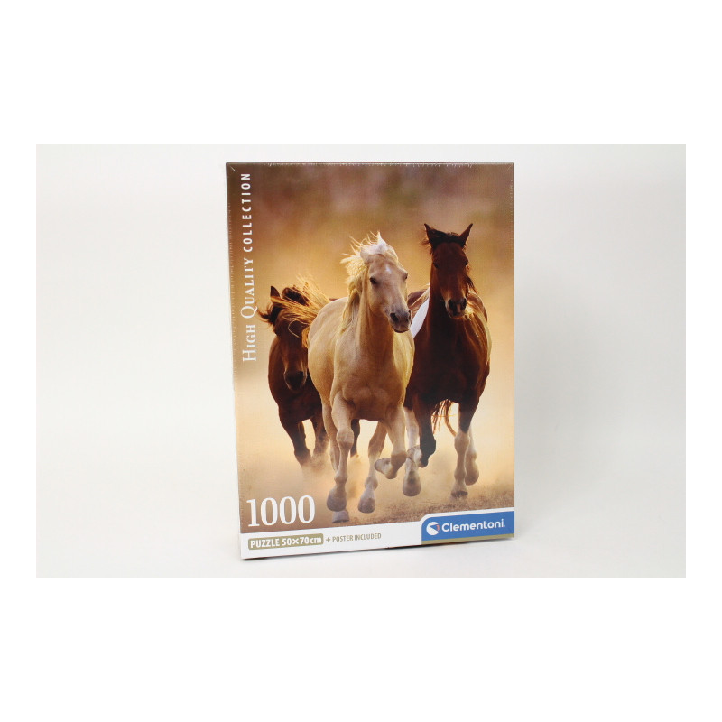 CLE puzzle 1000 Compact Running Horses 39771