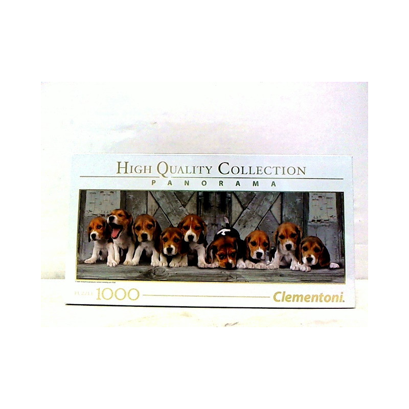 CLE puzzle 1000 Panorama pieski Beagles 39435