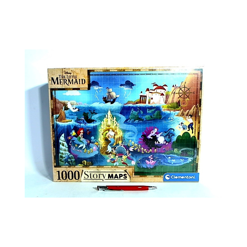 CLE puzzle 1000 StoryMaps Mała Syrenka 39664