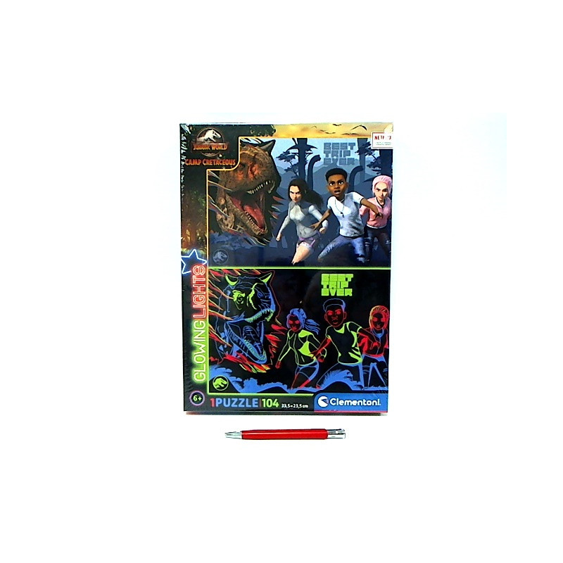 CLE puzzle 104 Glowing Jurassic World 27557