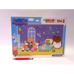 CLE puzzle 104 maxi SuperKolor Peppa Pig 23735