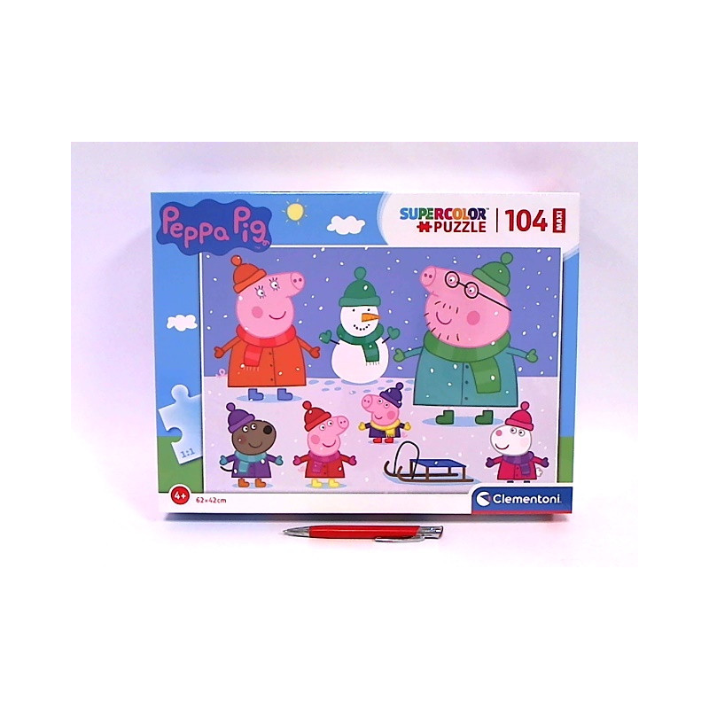 CLE puzzle 104 maxi SuperKolor Peppa Pig 23752
