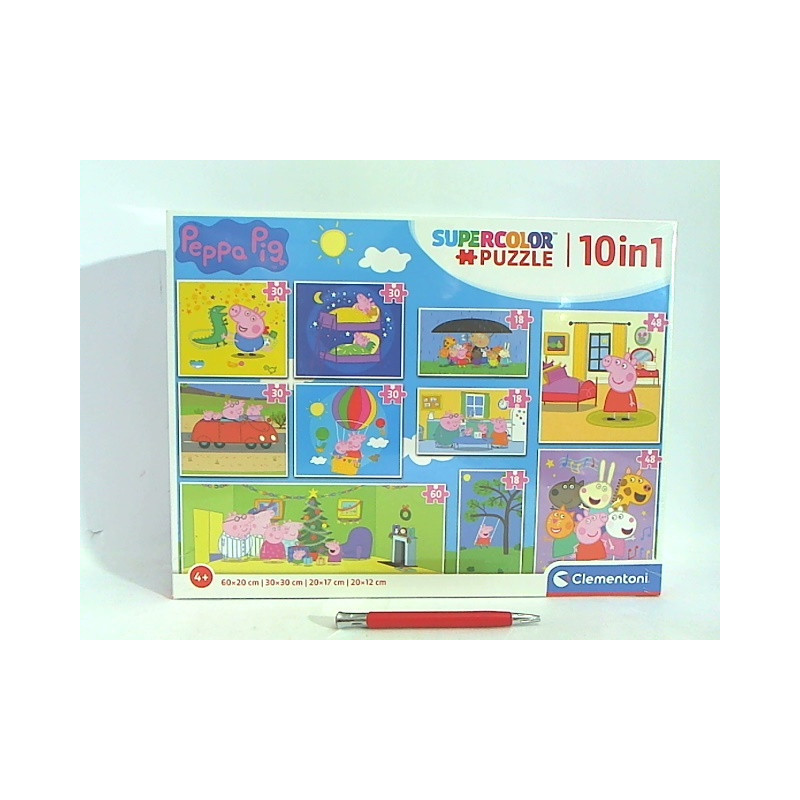 CLE puzzle 10w1 SuperKolor Świnka Peppa 20271