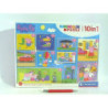 CLE puzzle 10w1 SuperKolor Świnka Peppa 20271
