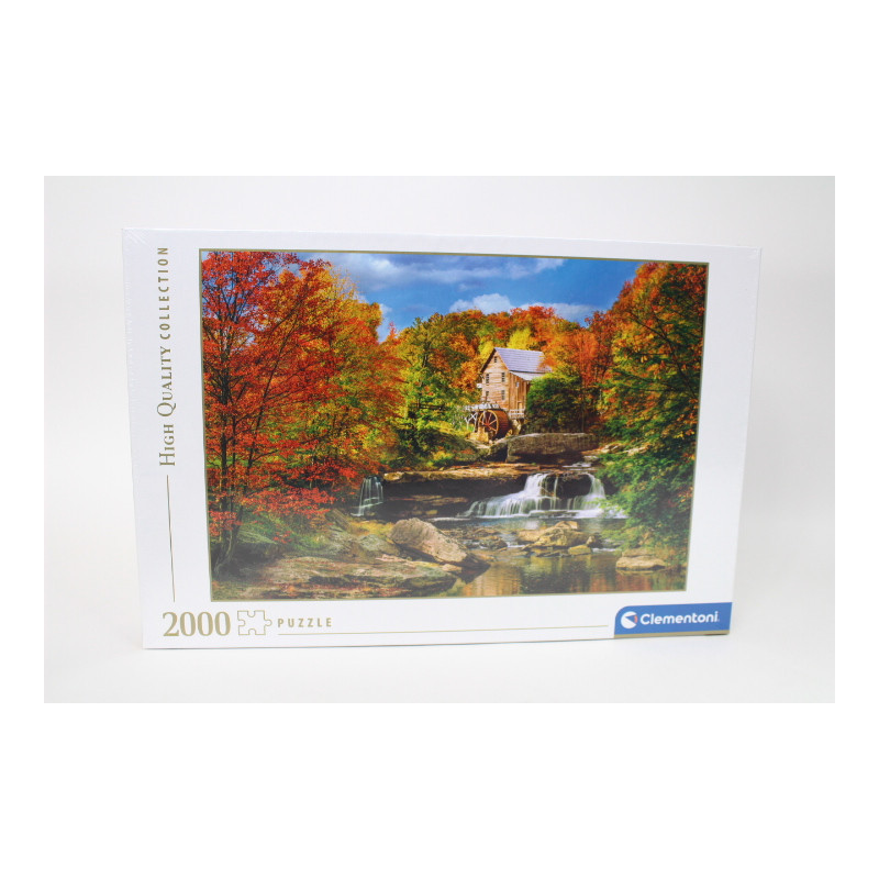 CLE puzzle 2000 HQC Glade Creek Grist Mill 32574