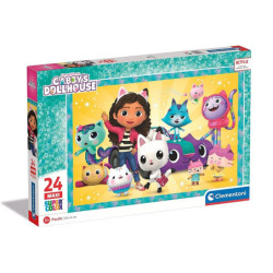 CLE puzzle 24 maxi SuperKolor Domek Gabby 28521