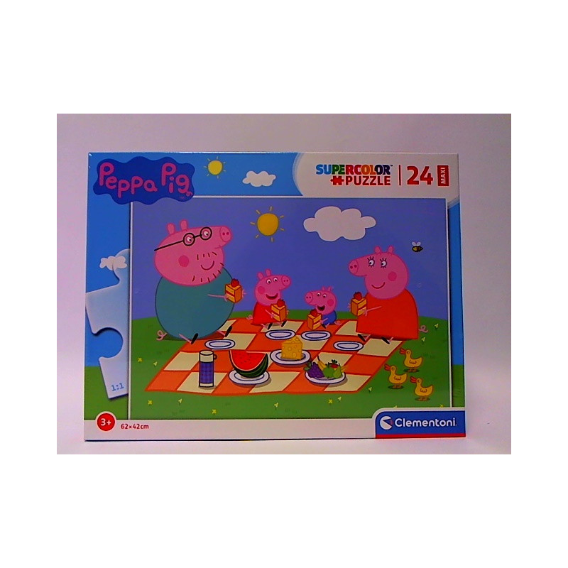 CLE puzzle 24 maxi SuperKolor Peppa Pig 24028