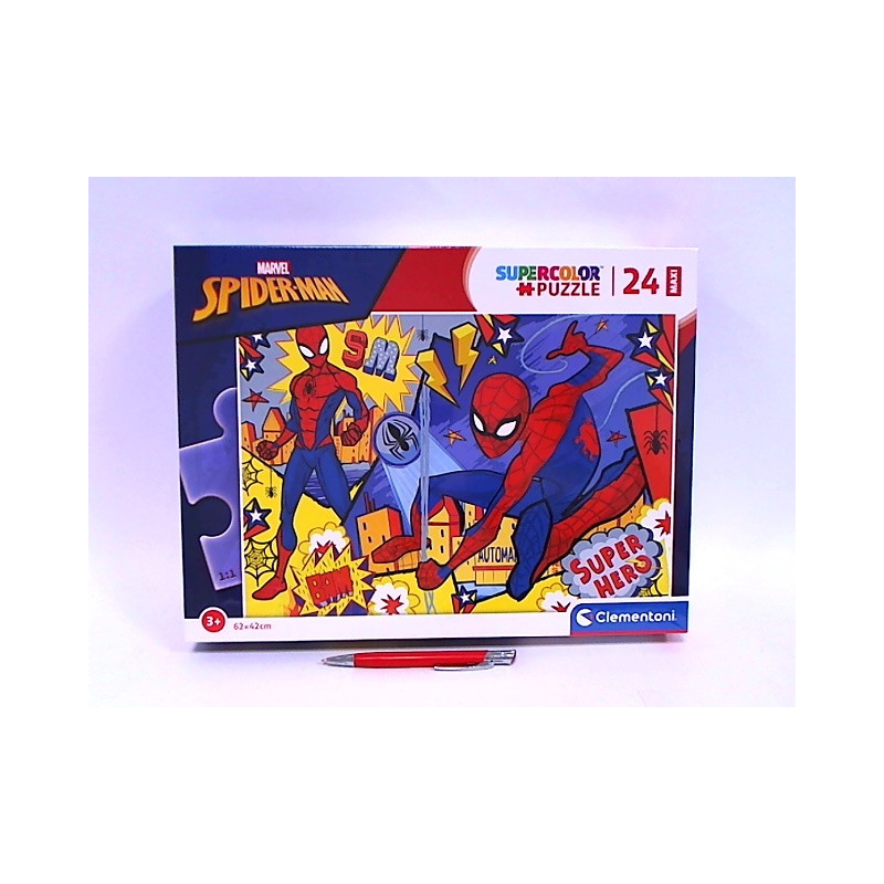 CLE puzzle 24 maxi SuperKolor SpiderMan 24216