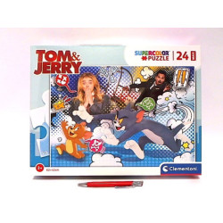 CLE puzzle 24 maxi SuperKolor Tom_Jerry 24212