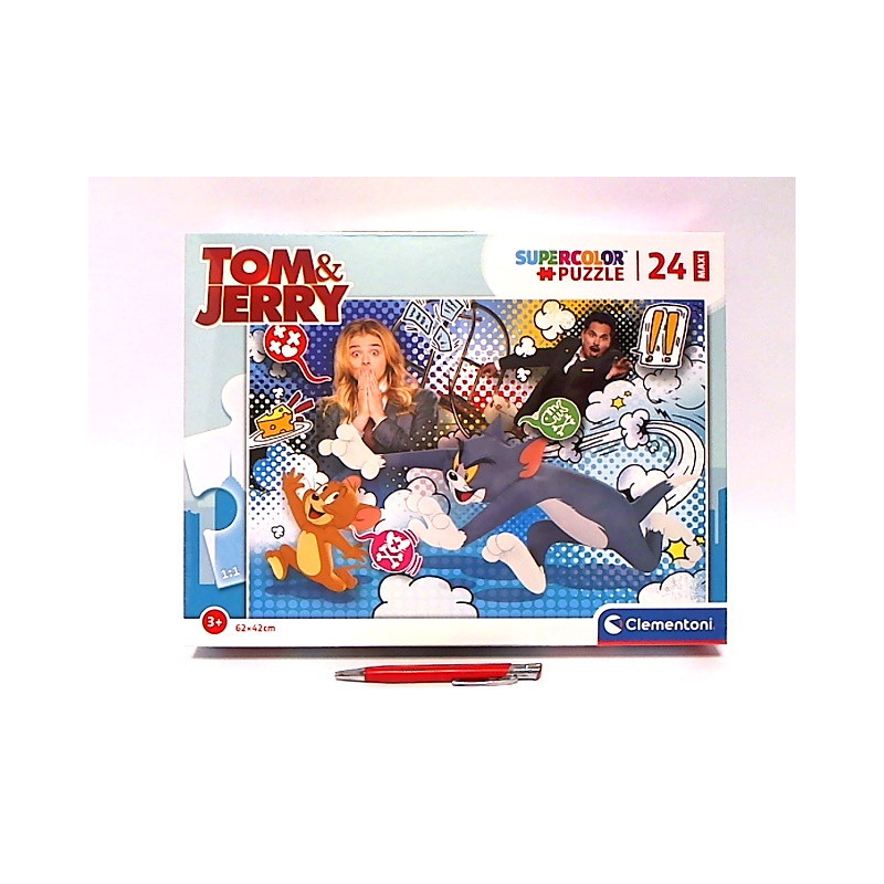CLE puzzle 24 maxi SuperKolor Tom_Jerry 24212