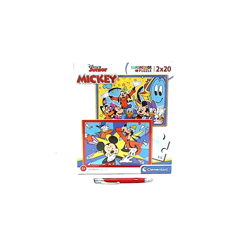 CLE puzzle 2x20 SuperKolor Mickey 24791