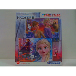 CLE puzzle 2x60 SuperKolor Frozen2 21609