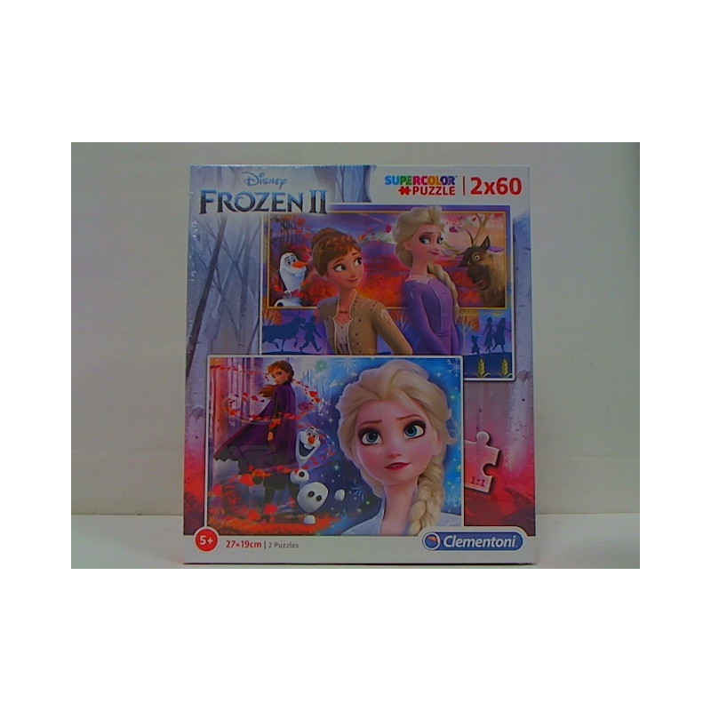 CLE puzzle 2x60 SuperKolor Frozen2 21609