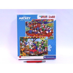 CLE puzzle 2x60 SuperKolor Mickey_Friend 21620