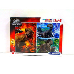 CLE puzzle 3x48 SuperKolor JurassicWorld 25250