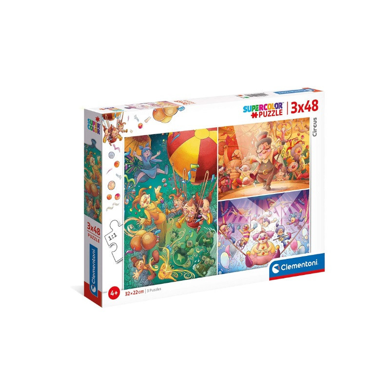CLE puzzle 3x48 SuperKolor The Circus 25264