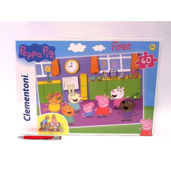 CLE puzzle 40 podłogowe SuperKolor Peppa Pig 25458