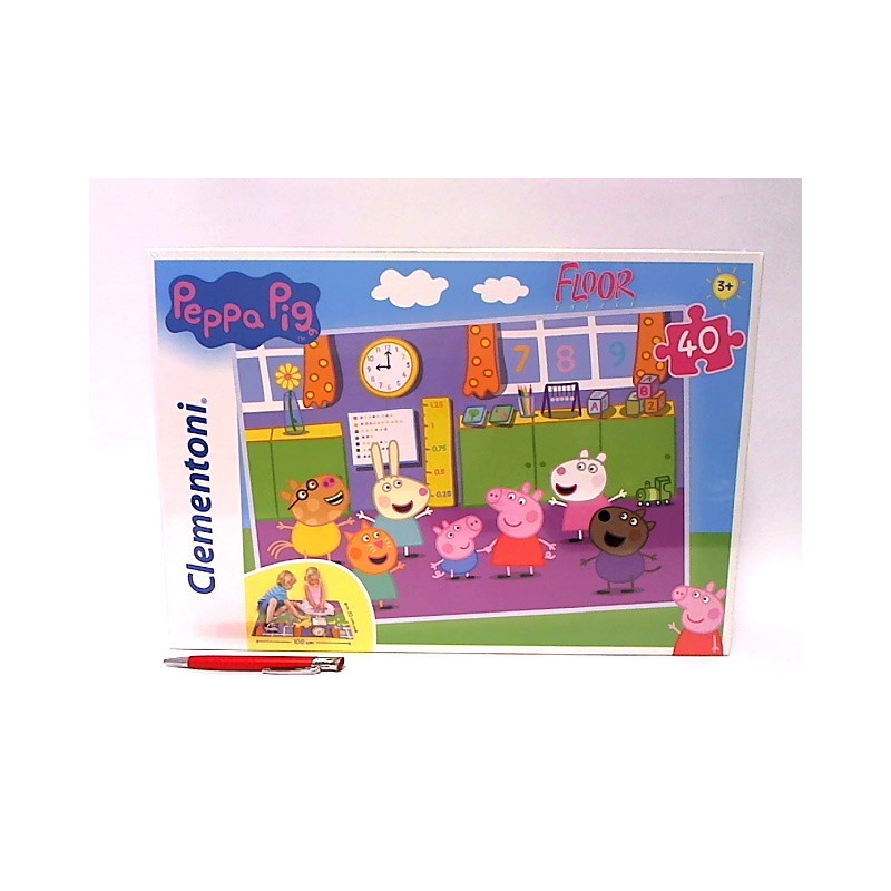 CLE puzzle 40 podłogowe SuperKolor Peppa Pig 25458