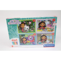 CLE puzzle 4w1 SuperKolor Domek Gabby 21524