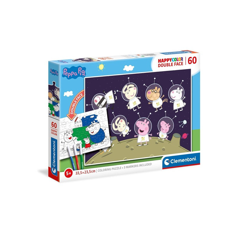 CLE puzzle 60 HappyColor Peppa Pig 26096