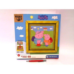 CLE puzzle 60 ramkowe FrameMeUp PeppaPig 38809
