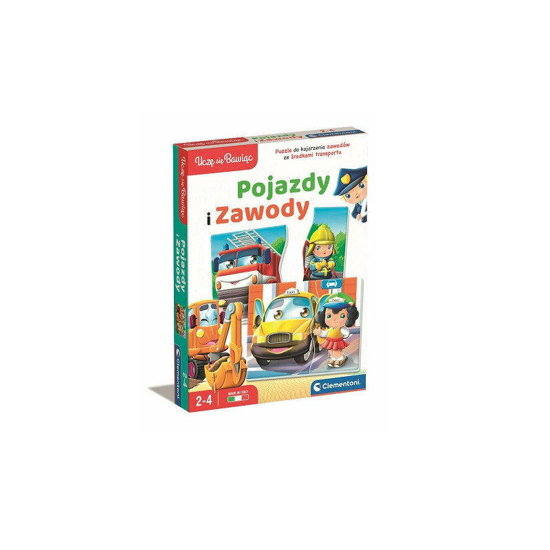 CLE Uczę się bawiąc! Pojazdy i zawody 50765