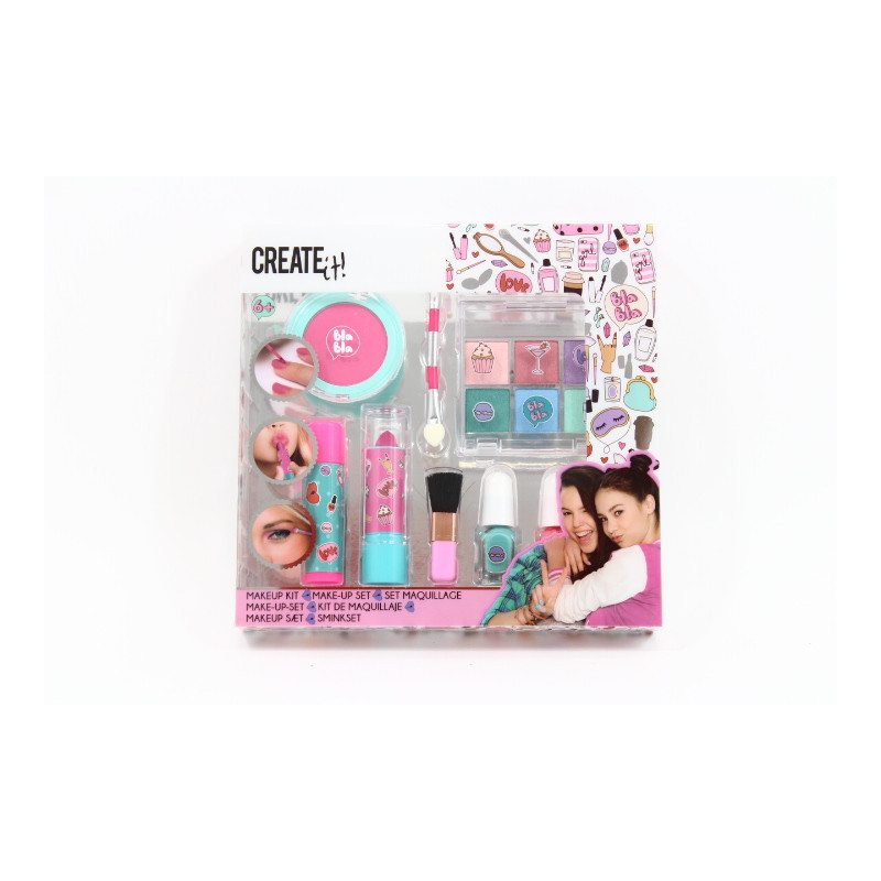 CREATE IT! make-up zestaw róż/turkus 84502 /6