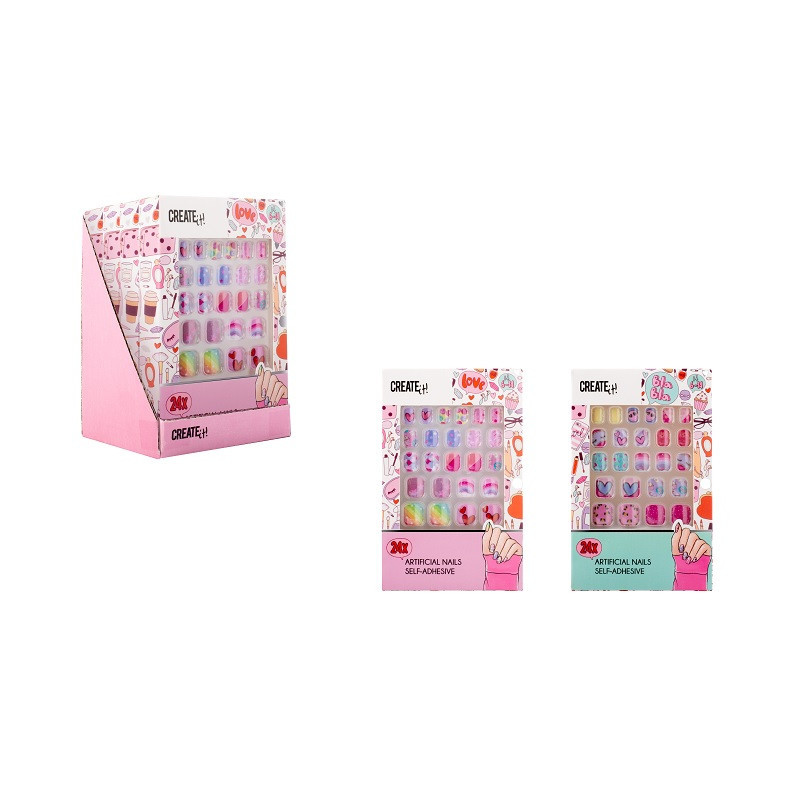 CREATE IT! naklejki kolorowe tipsy 84534 /16