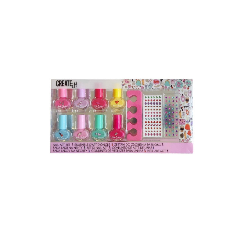 CREATE IT! zestaw d/pazn.z naklejkami 84529 /6