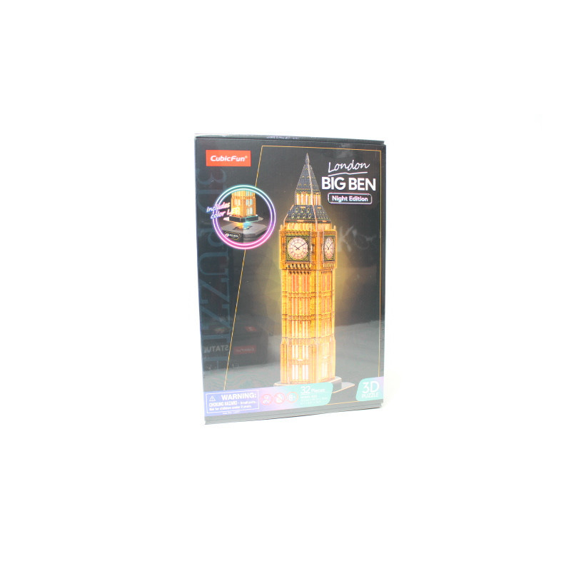 Cubic Fun puzzle 3D LED BigBen wersja nocna 05379